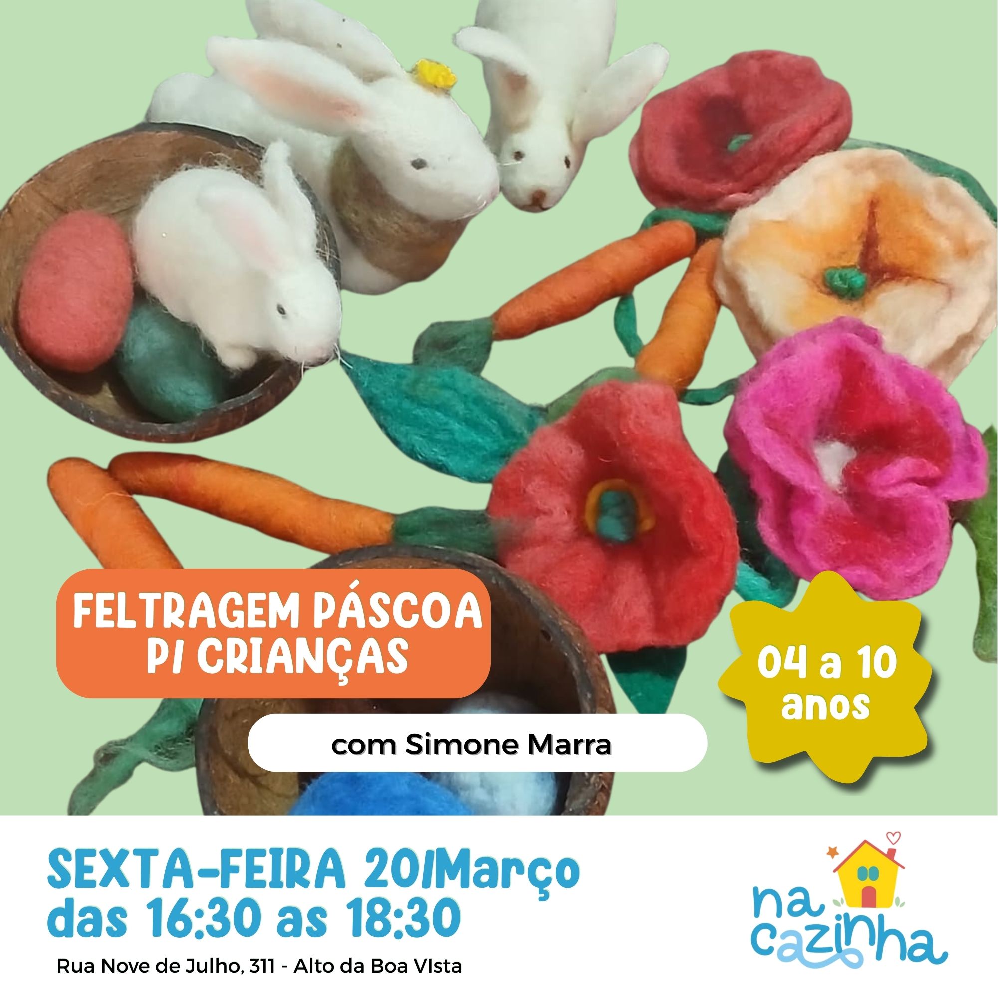 FELTRAGEM DE PÁSCOA_INFANTIL EM GRUPO