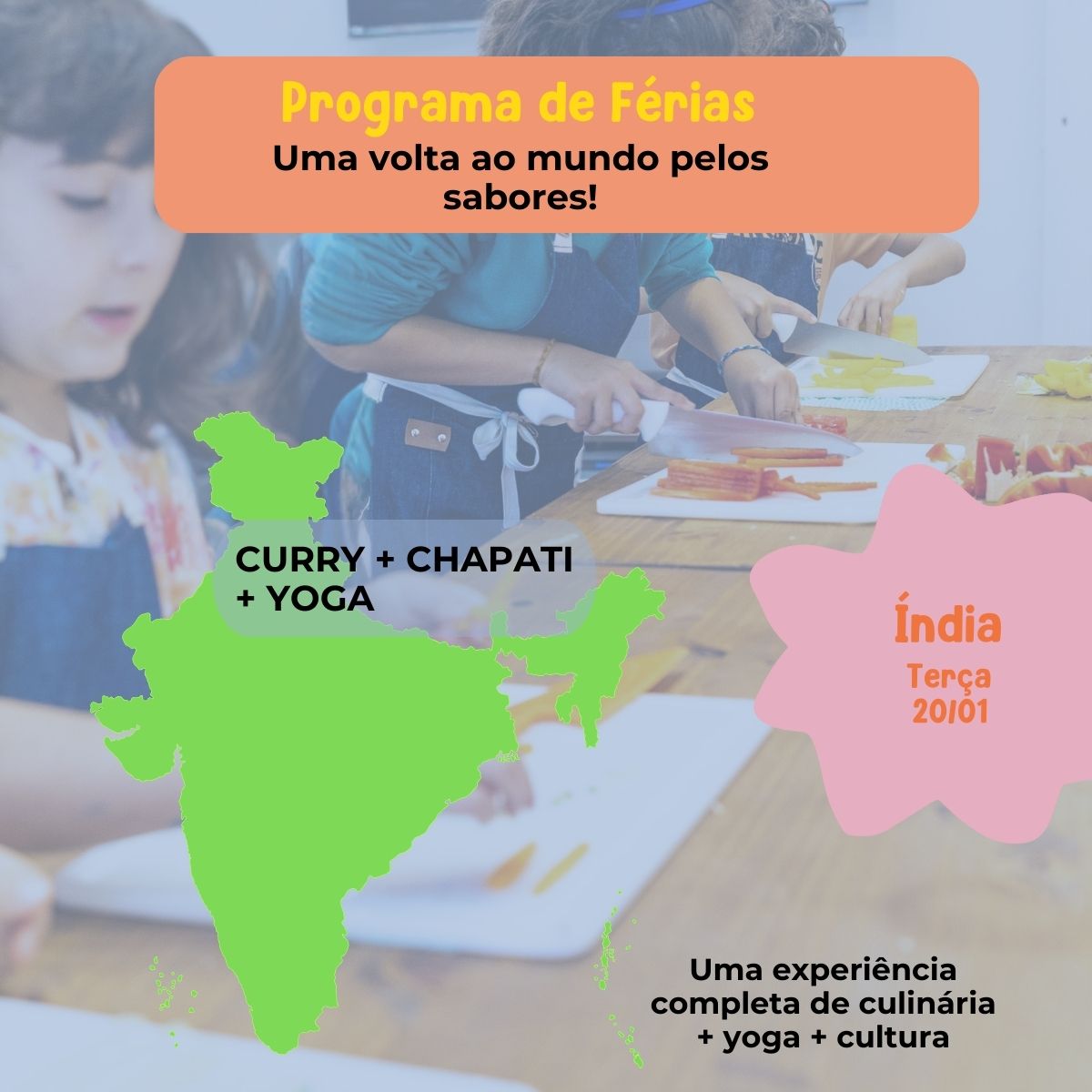 Programa de Férias – Dia de Índia