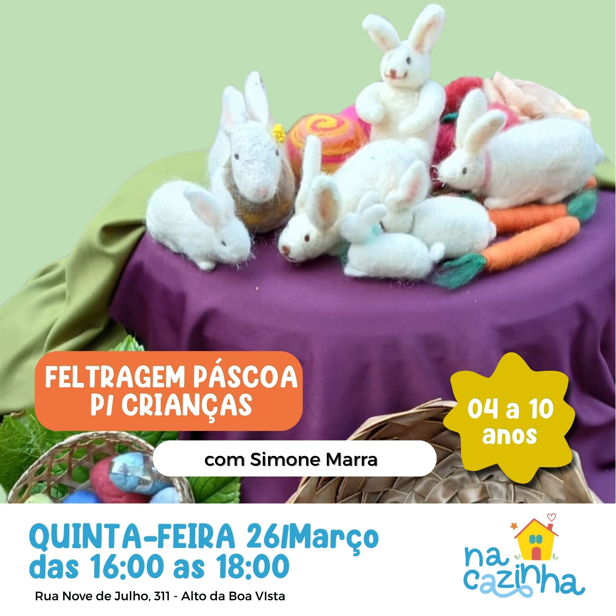 FELTRAGEM DE PÁSCOA_INFANTIL EM GRUPO