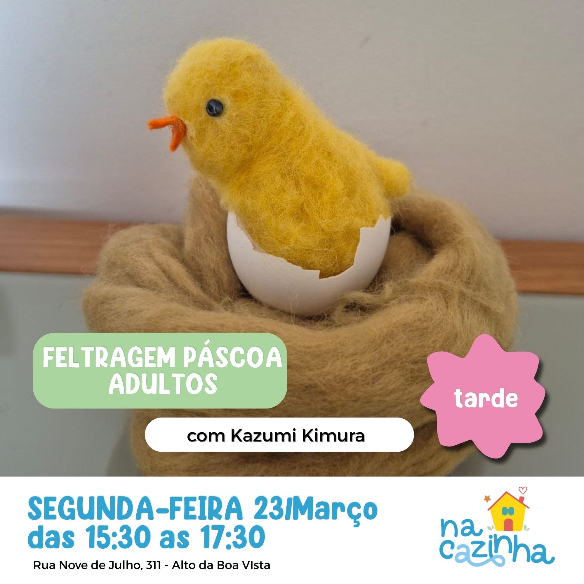 FELTRAGEM DE PÁSCOA_EM GRUPO TARDE