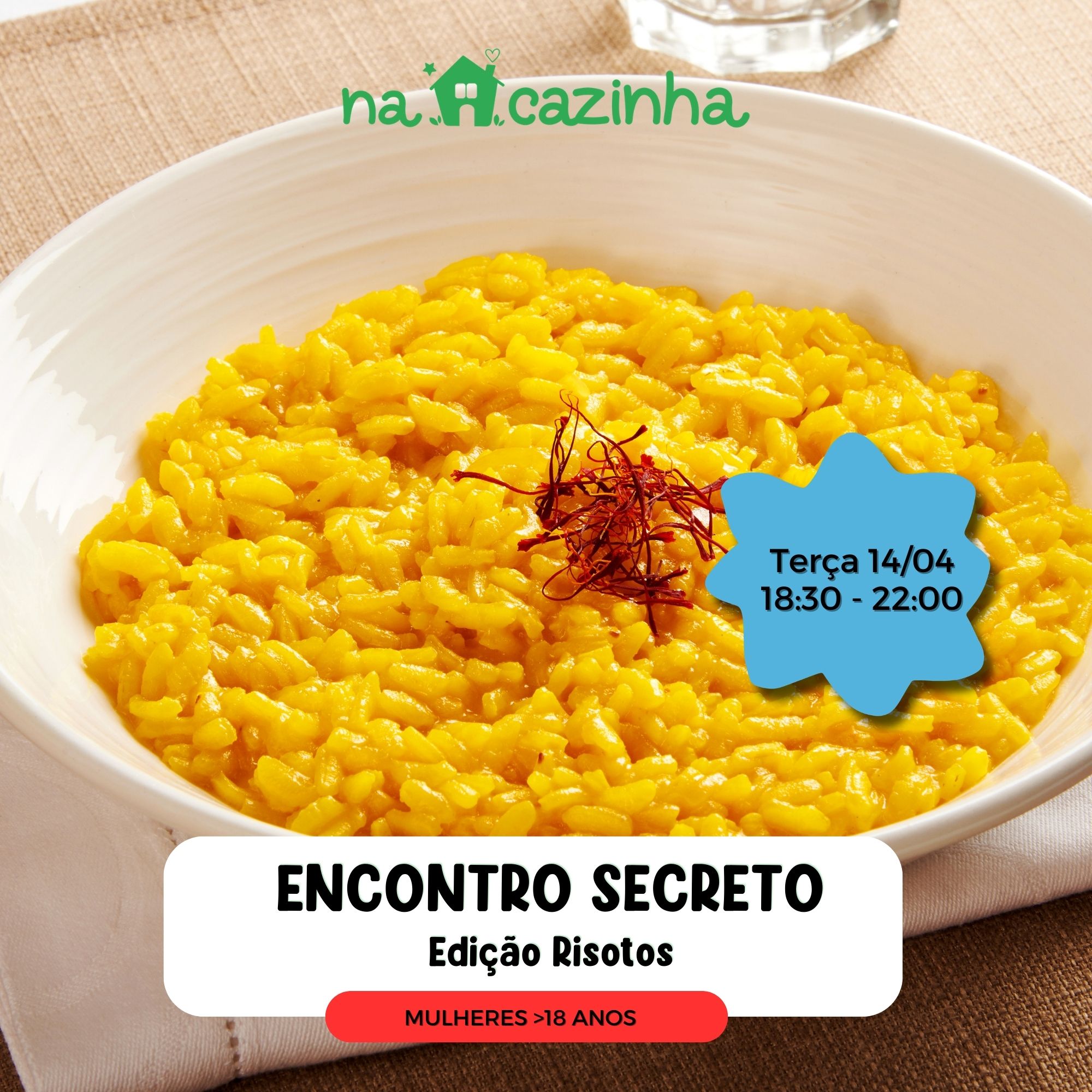 Encontro Secreto - Edição Risotos - com a Chef Ana Federici