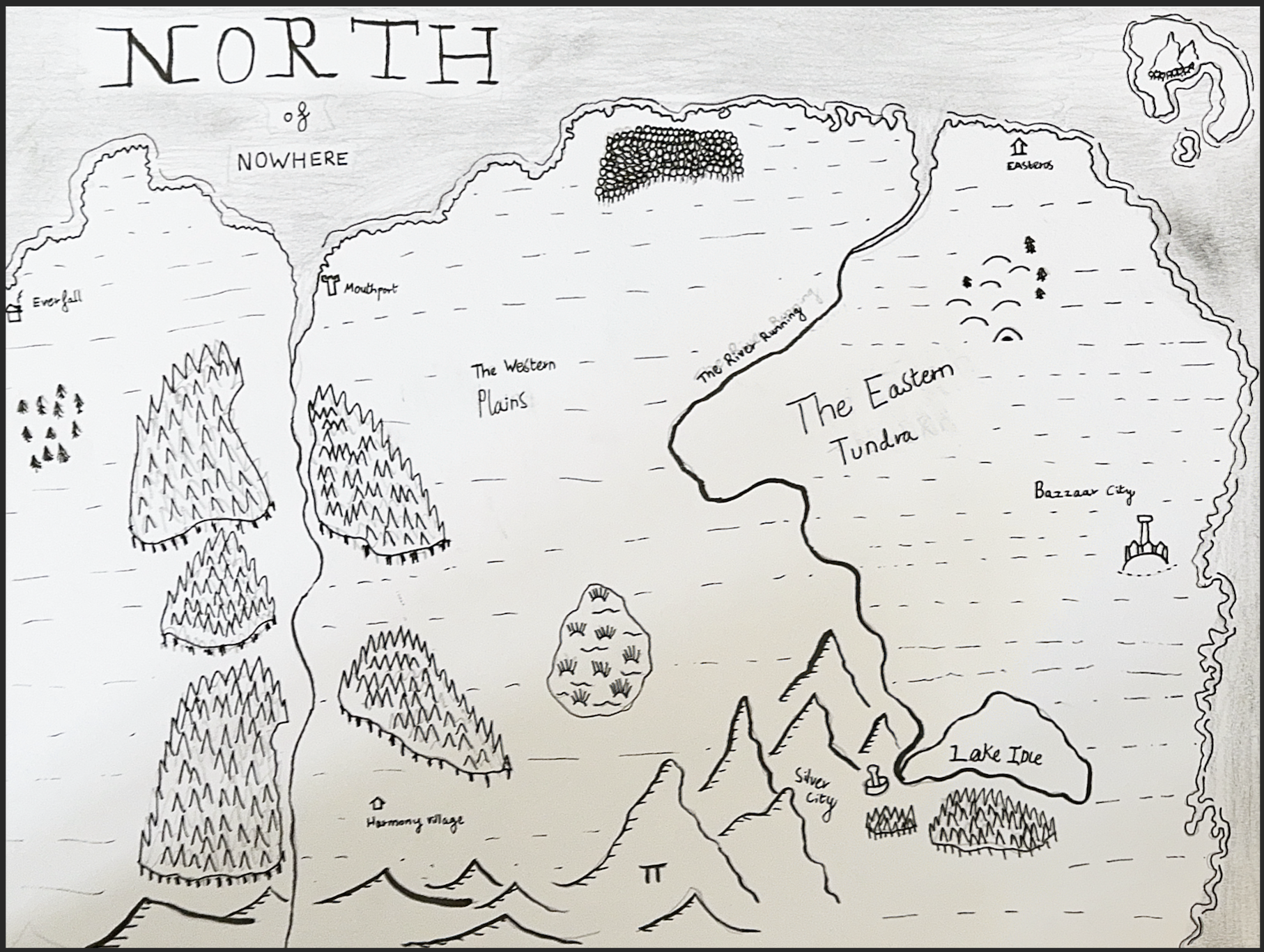 Custom Fantasy RPG World Map