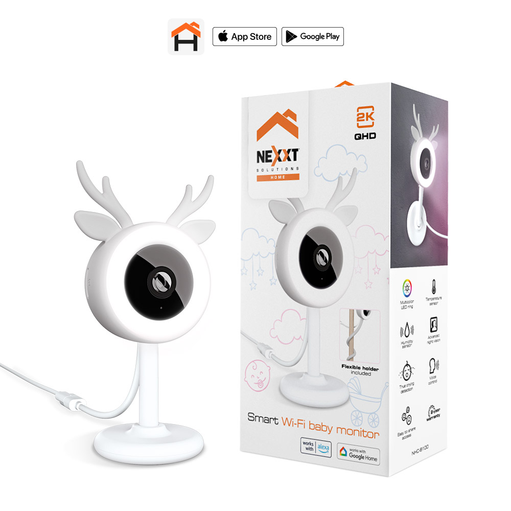 Nexxt Smart Wi-Fi® baby monitor 