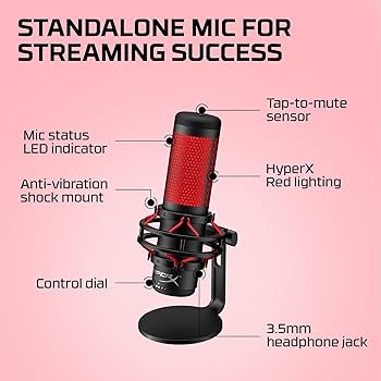 HyperX QuadCast S - Micrófono