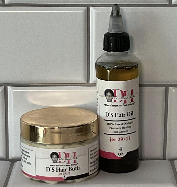 D'S Hair Butta & Hair Oil Set