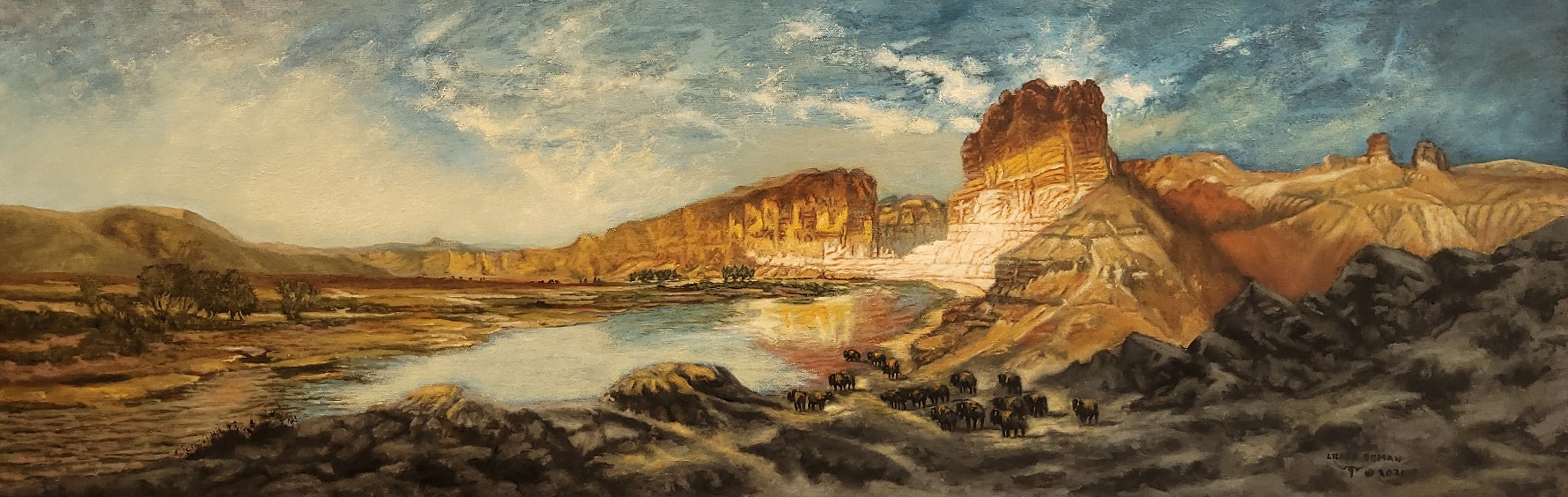 God's Glory Original OIl on Canvas