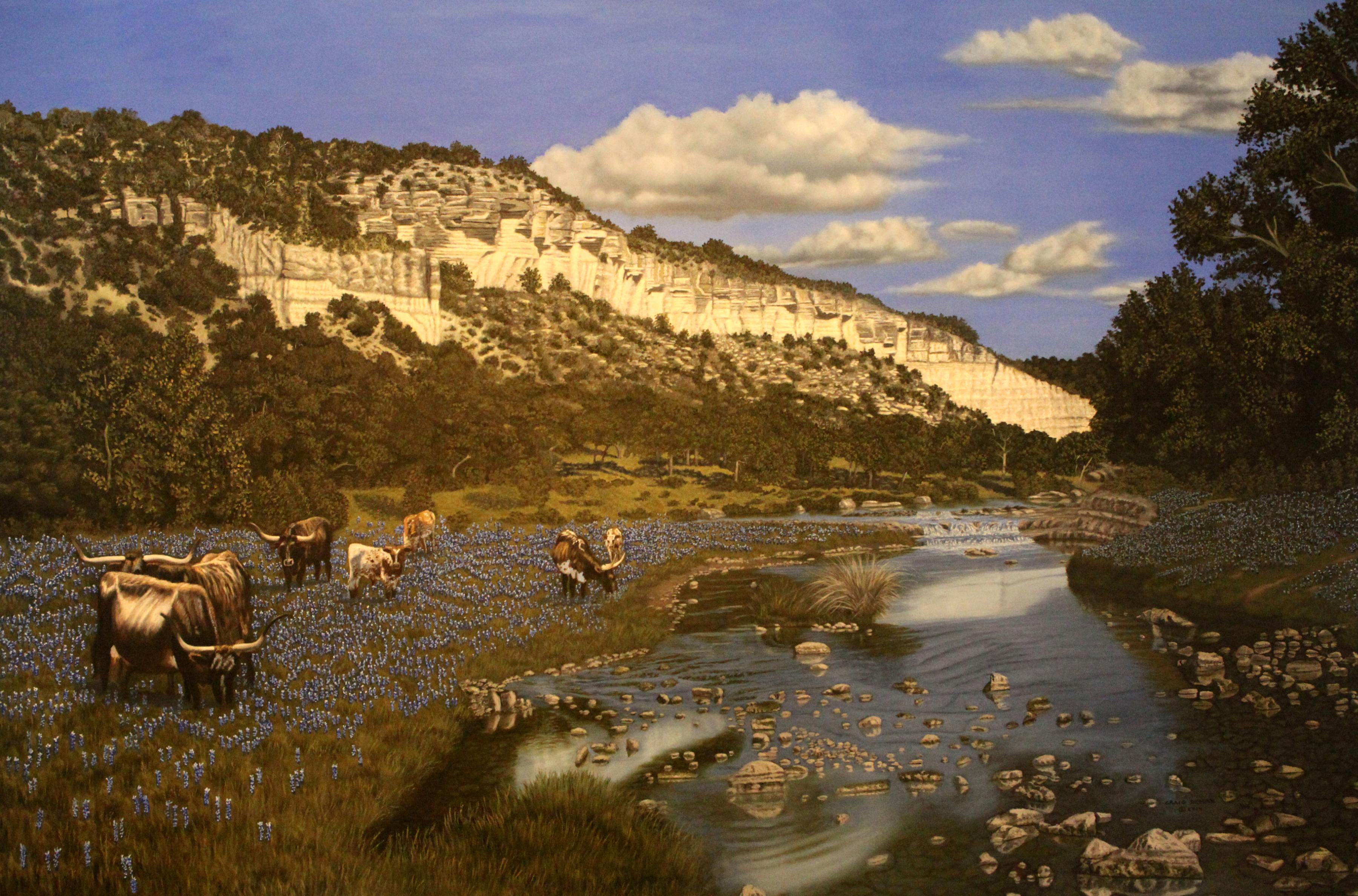 Heart of Texas Original Oil on Canvas