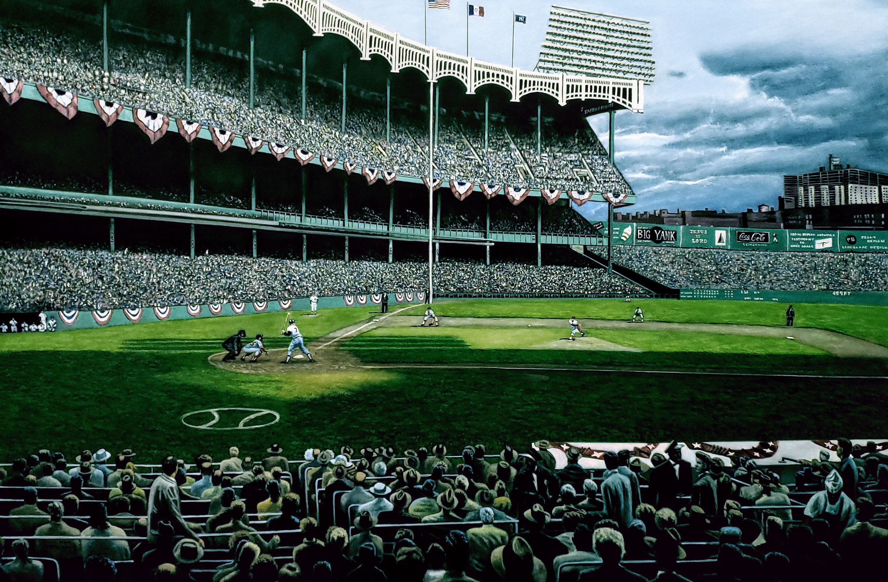 His Biggest Thrill Original Oil on Canvas