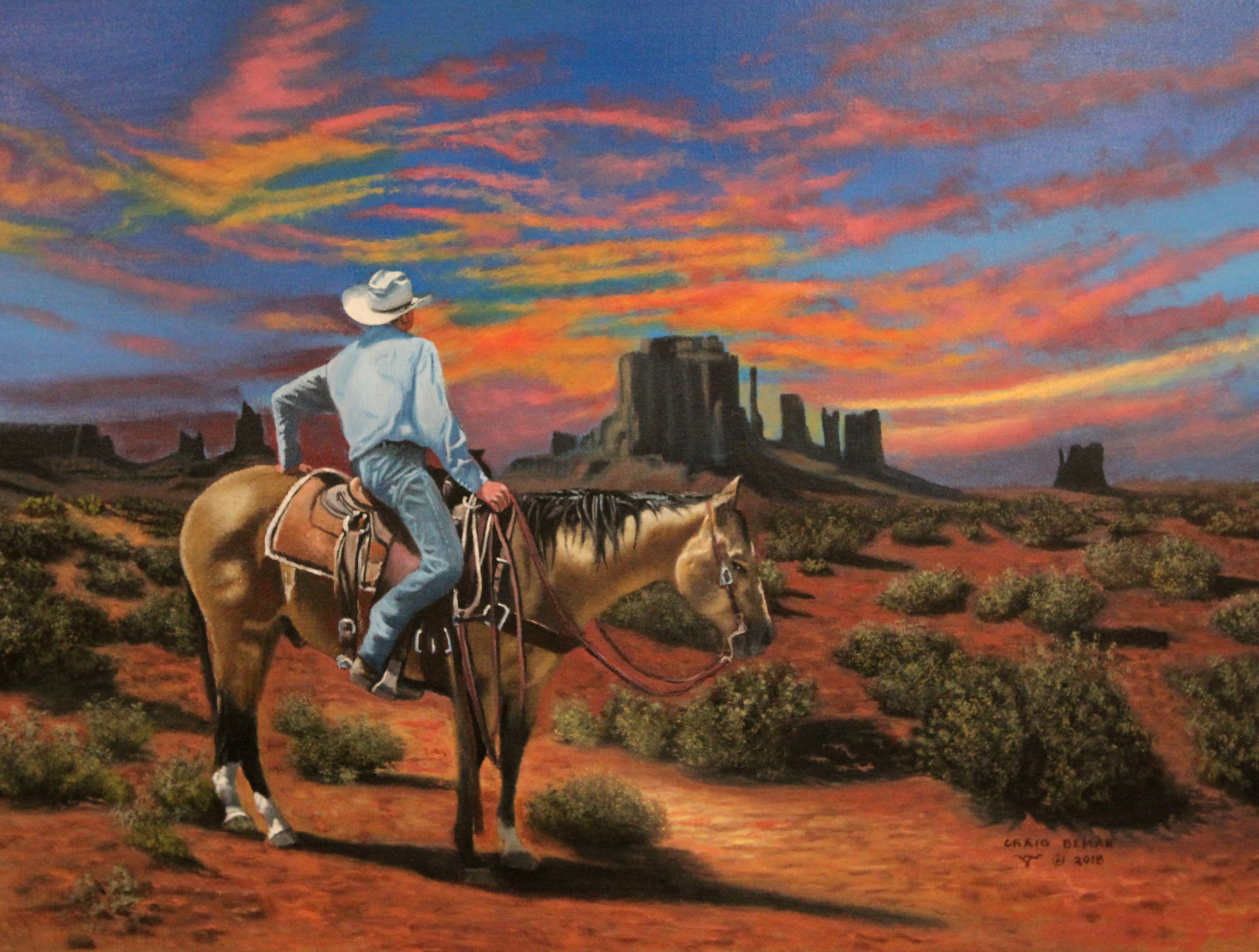 In Awe of God's Handiwork Original Oil on Canvas