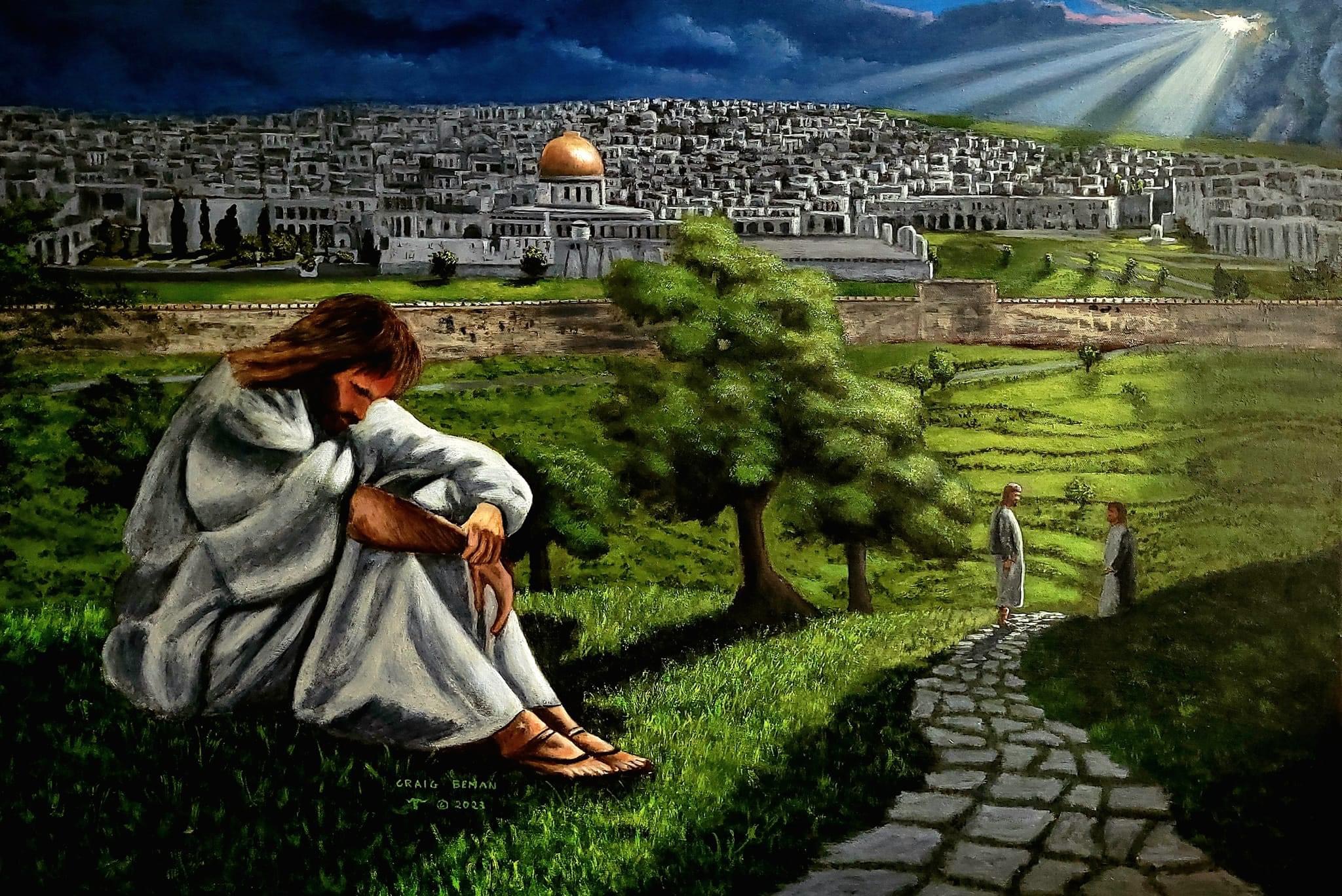 Jesus Wept Original Oil on Canvas