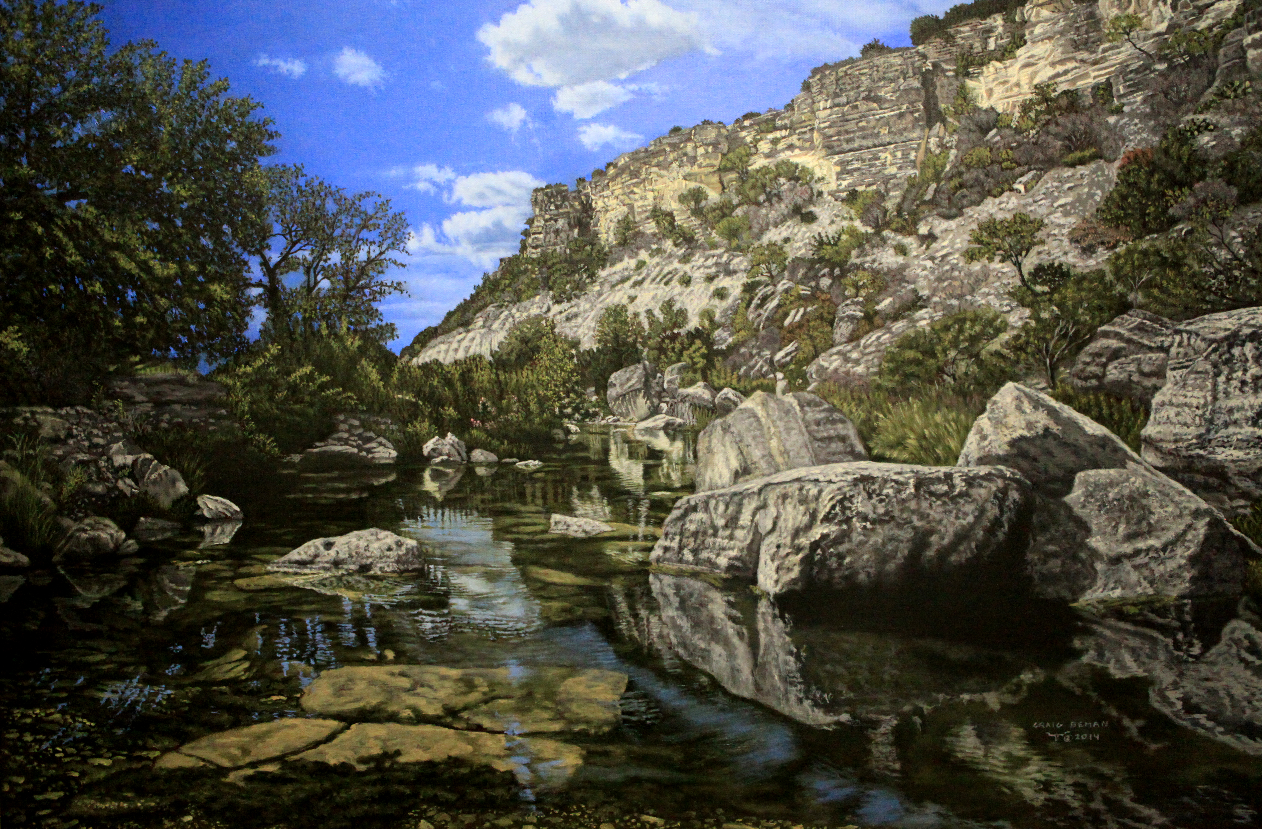 Solitary Quietness Original Oil on Canvas