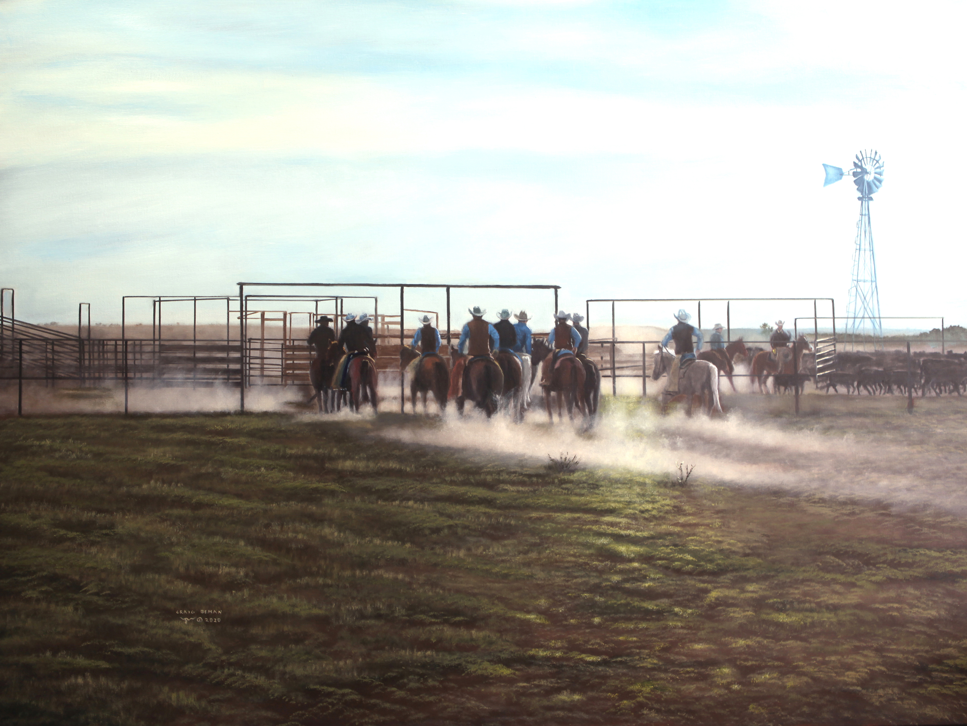 Time To Geturdun Original Oil on Canvas