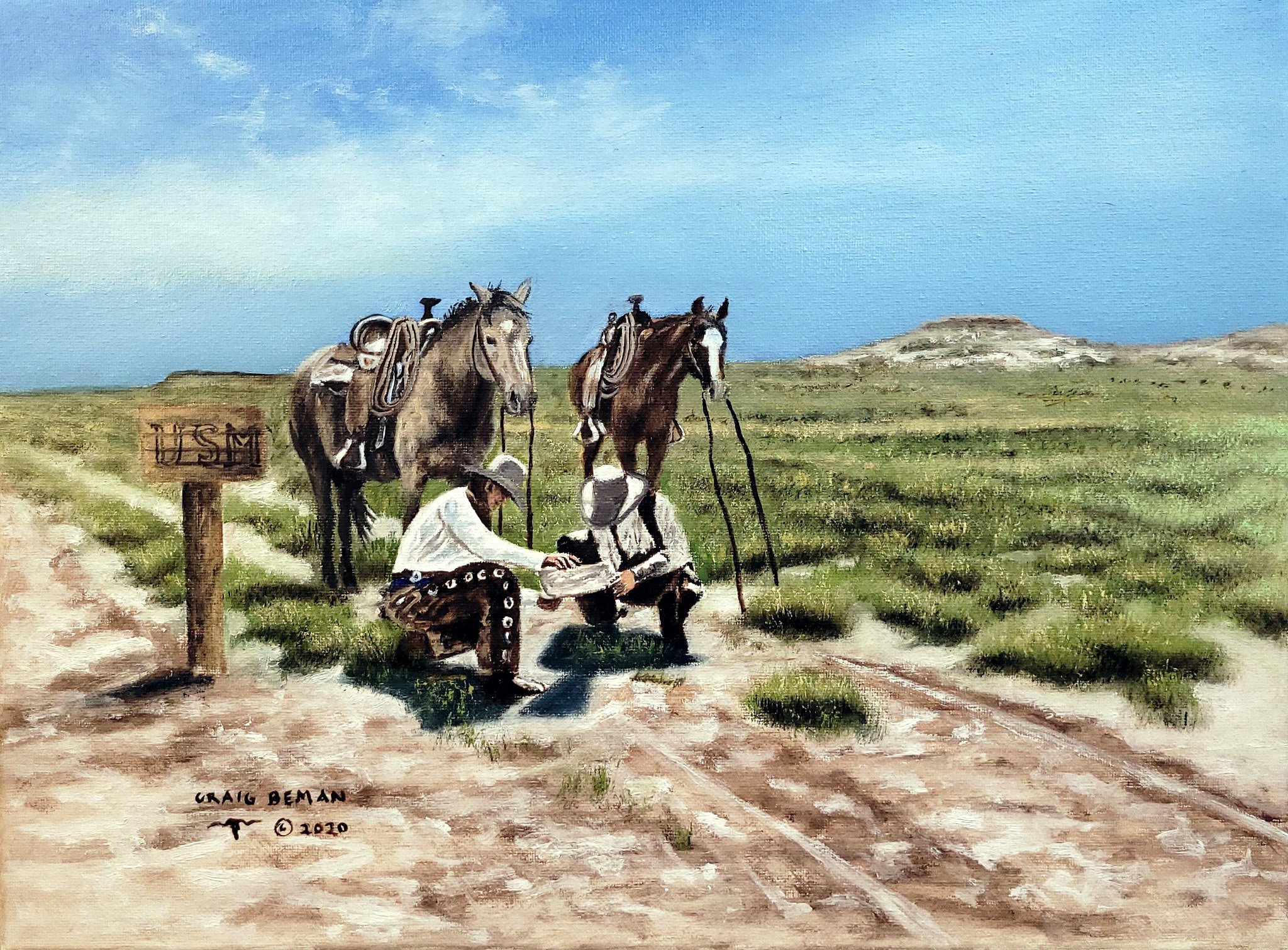 Wonder What It Says Original Oil on Canvas