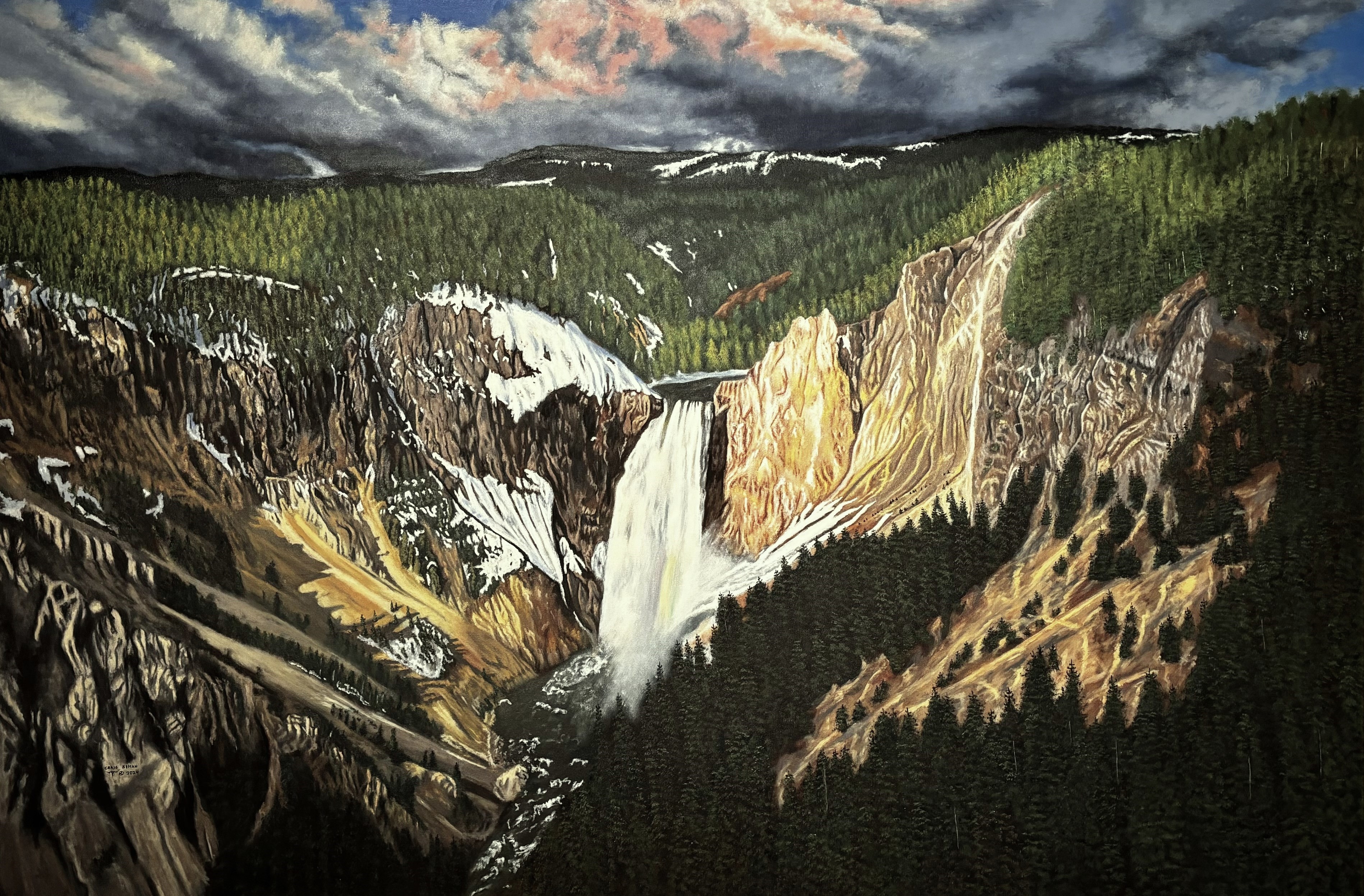 Yellowstone's Treasure Original Oil on Canvas