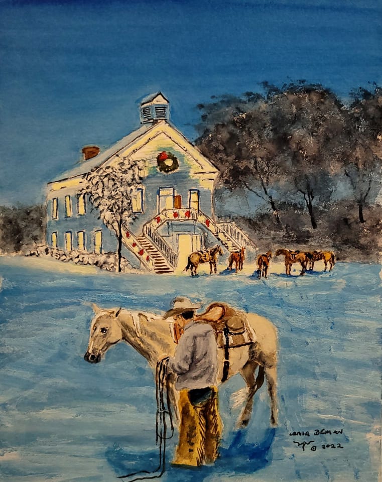 Quiet Eve Original Watercolor