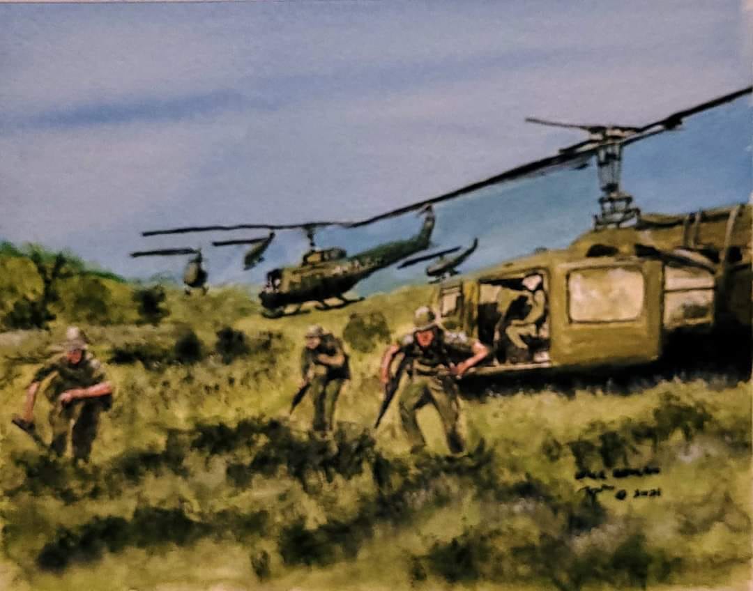 Viet Nam Original Watercolor Painting