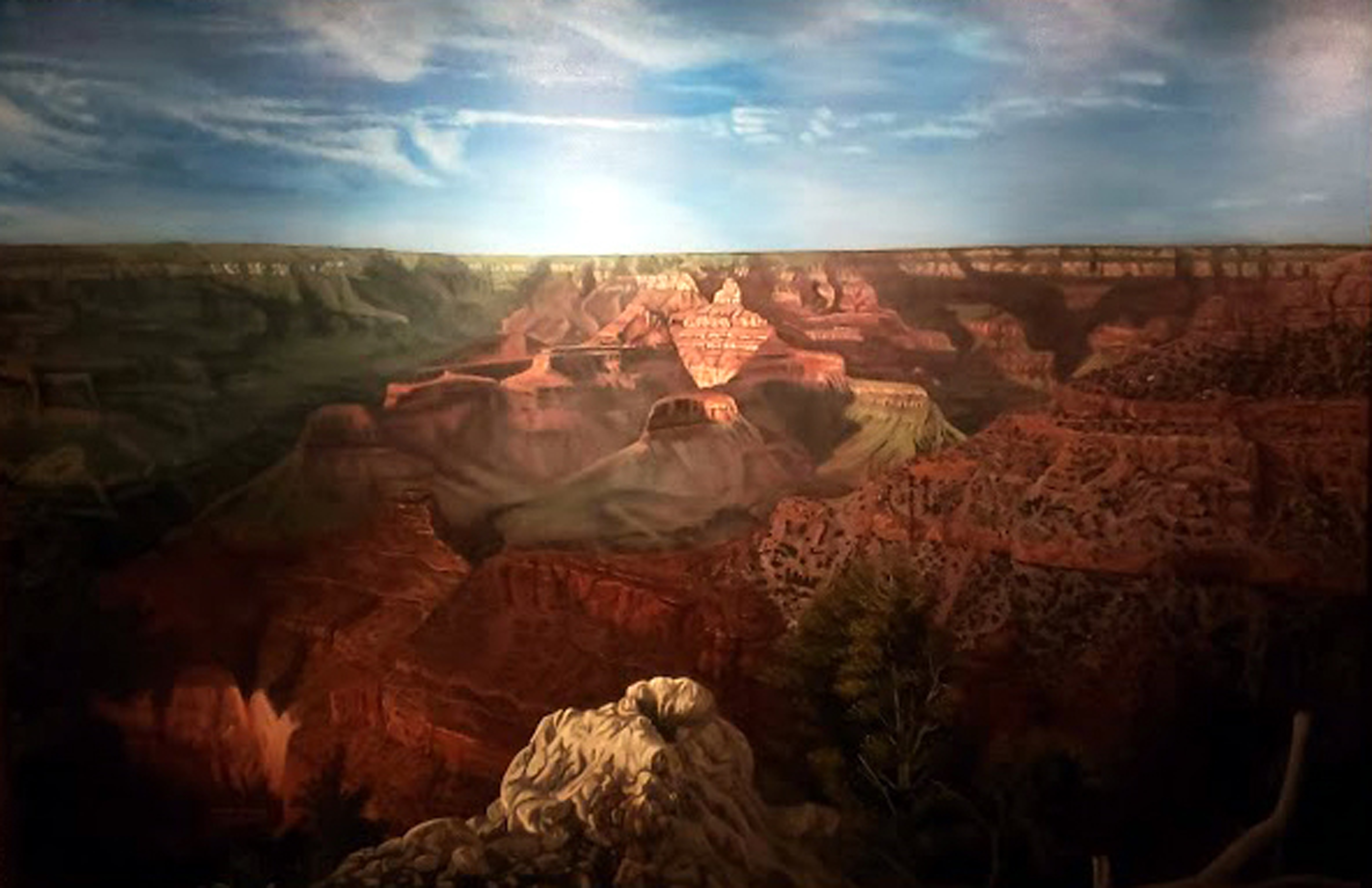 Standing Too Close Can Be Hazardous Original Oil on Canvas