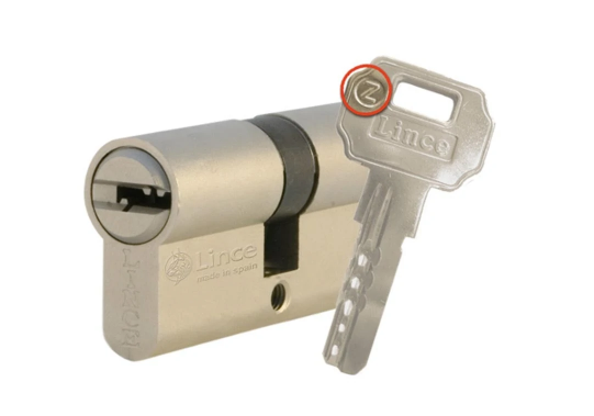 CILINDRO SEGURIDAD LINCE C2 5 (Leva larga) 3 (Leva corta)