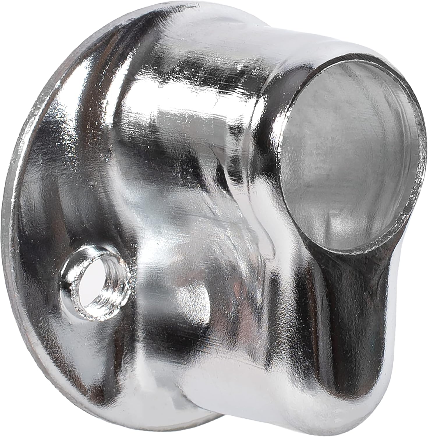 JEVX Escudo EZ Calavera Ezcurra de Seguridad con Boca Ancha para Sustituir Bombin – Casquillo Adaptador Protector de Cerradura para Puertas Plateado