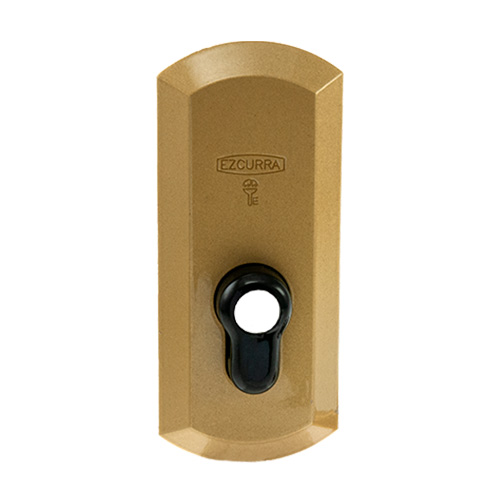 Escudo Seguridad Ezcurra 424P Oro Mate