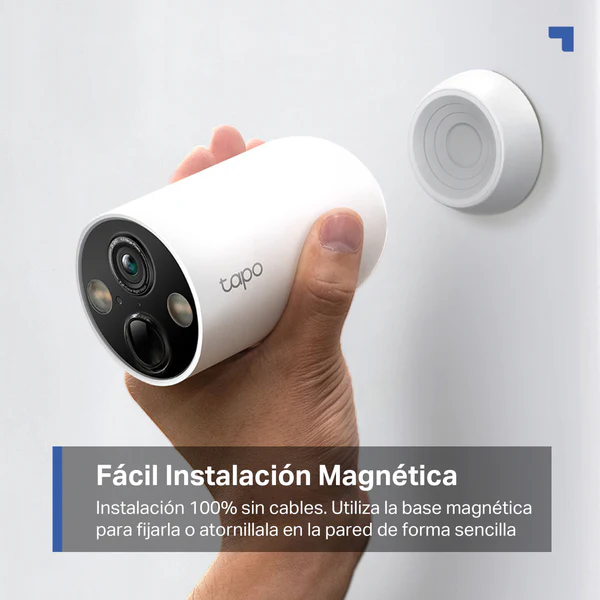 Tapo C425 - Cámara de Vigilancia Wi-Fi con Batería, Detección Inteligente, 2K QHD