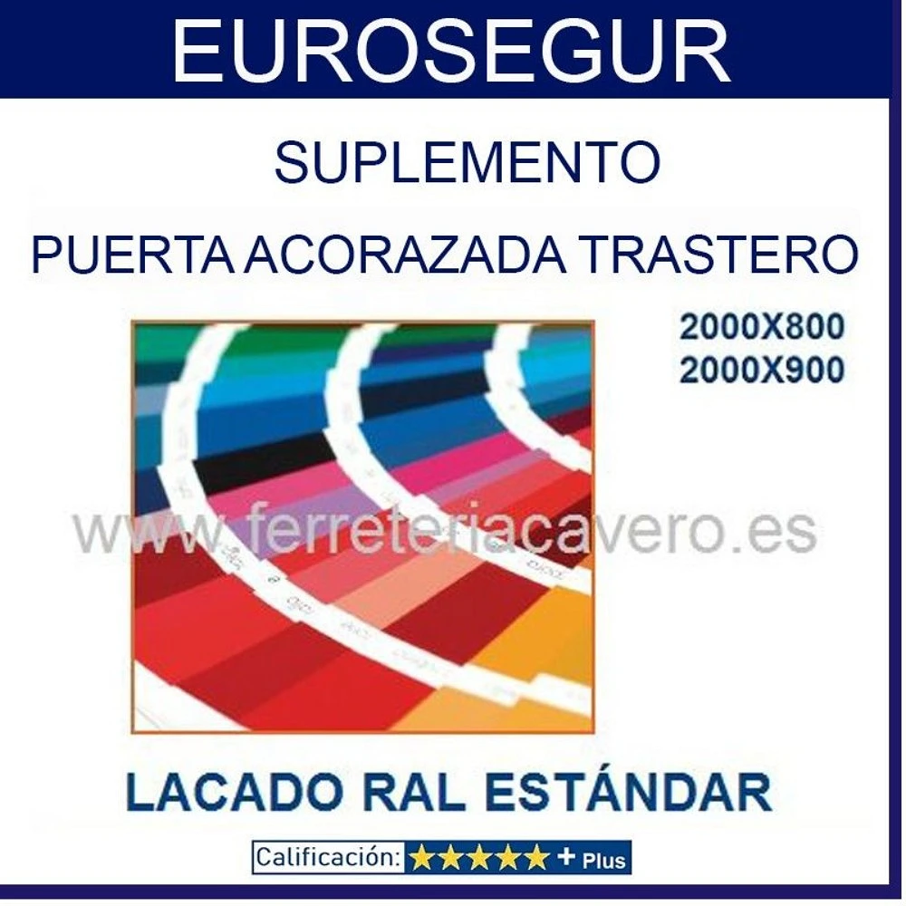 PUERTA TRASTERO LACADO RAL ESTÁNDAR