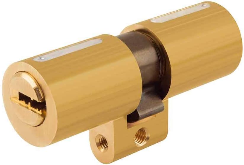 CILINDRO TECON TC6 PERFIL SUIZO LATÓN LEVA R15mm.
