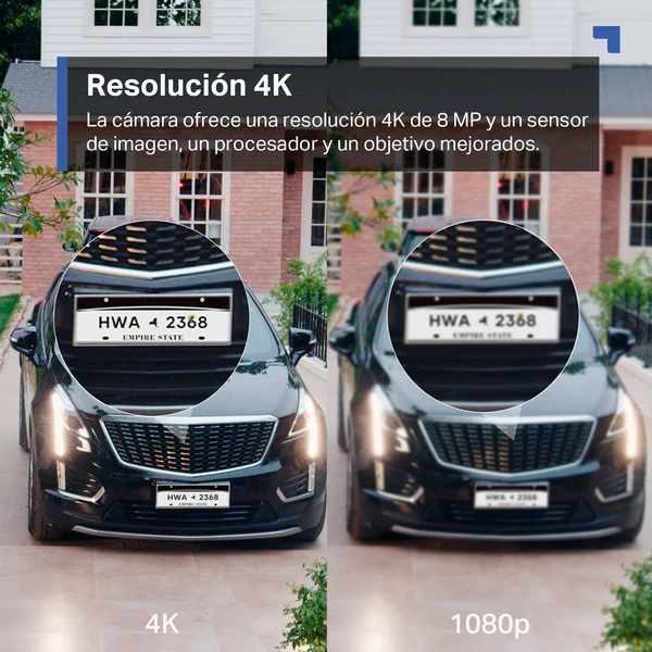 Tapo C460 - Cámara de Vigilancia Wi-Fi 4K con Batería Recargable