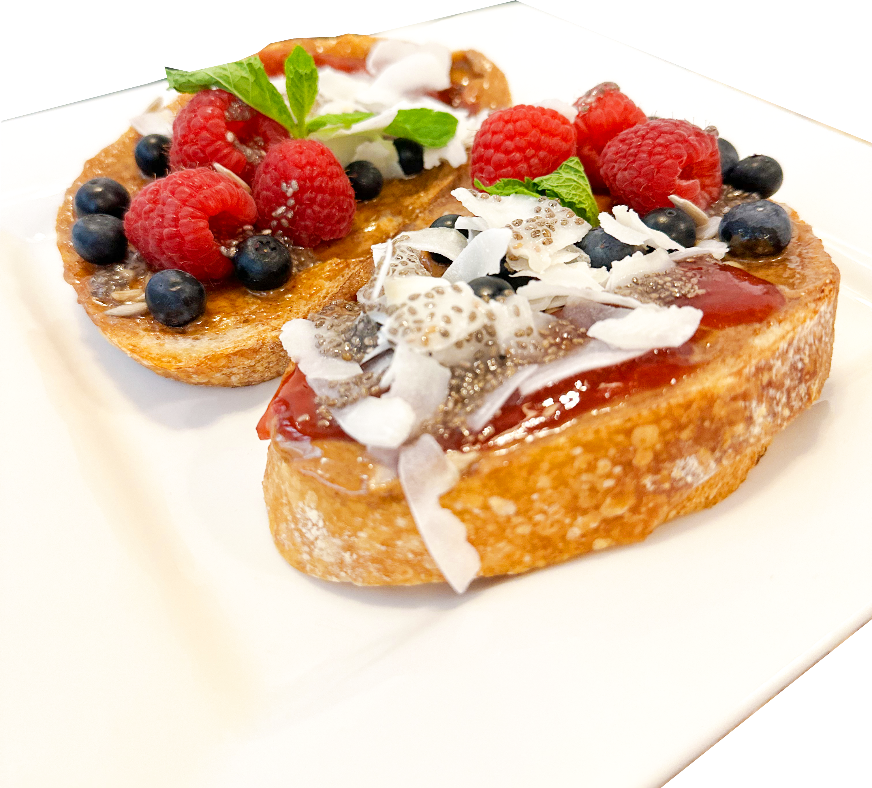 Almond Butter & Berry Toast