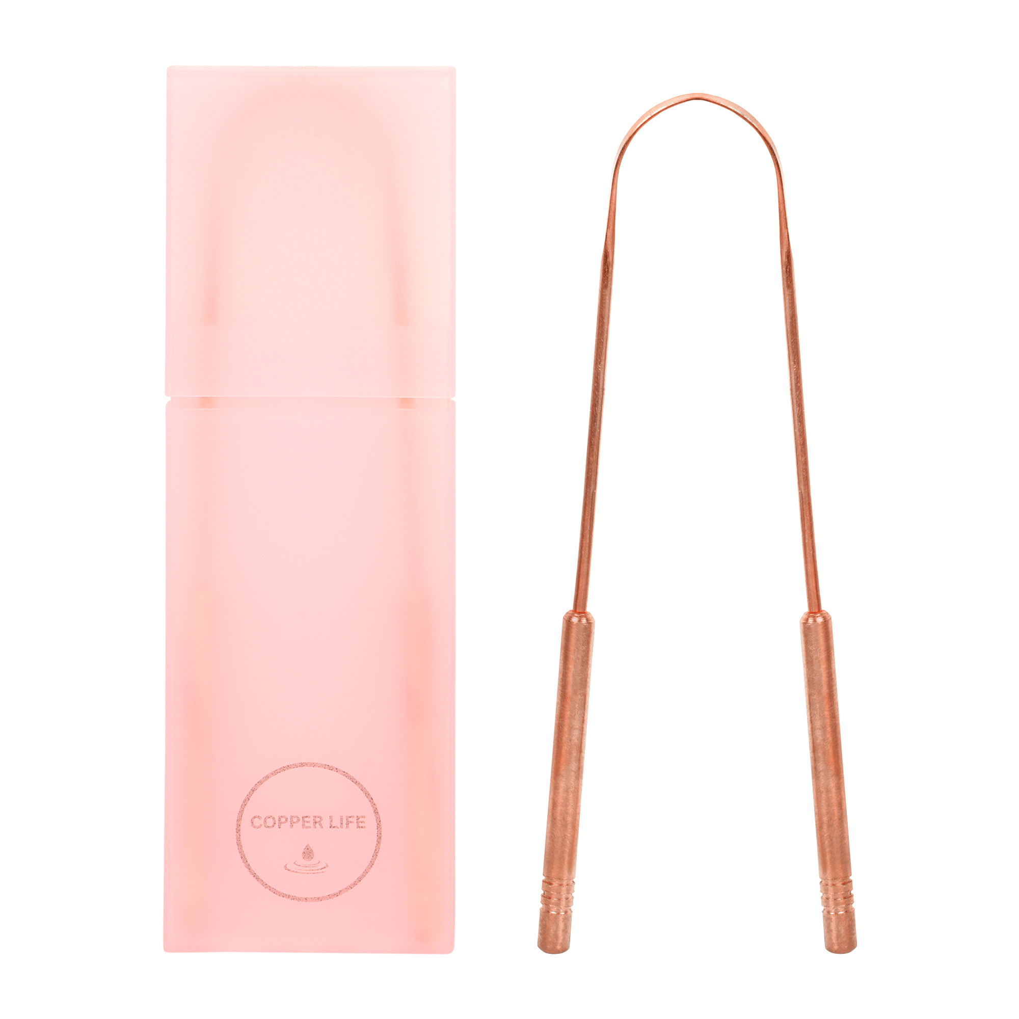 100% Pure Copper Tongue Scraper Cleaner | Perfect Surgical Tongue Scraper | Best Remedy for Bad Breath | Maintains Oral Hygiene| Flexible Handle and Comfortable Grip