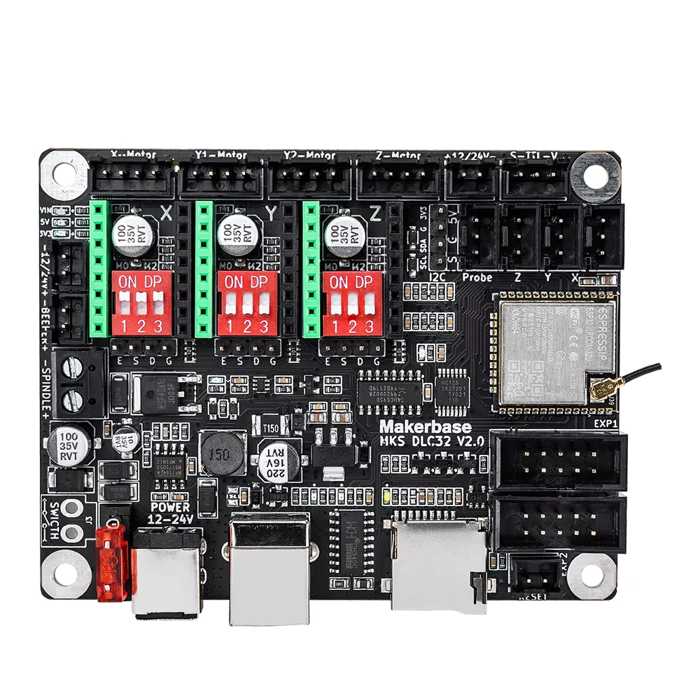 MKS DLC32 V2.0: Integrated 32-Bit GRBL Controller with Built-in Wi-Fi for Laser & CNC