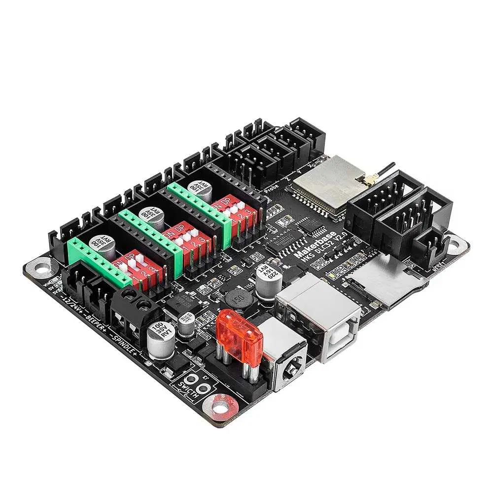 MKS DLC32 V2.0: Integrated 32-Bit GRBL Controller with Built-in Wi-Fi for Laser & CNC