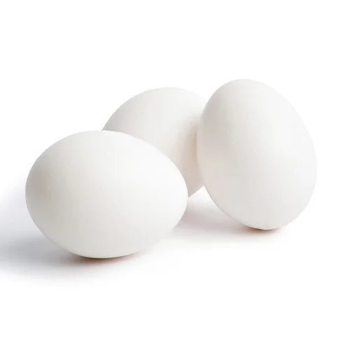 Fresh White Eggs