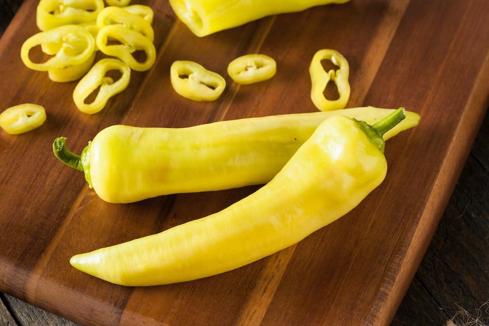 Banana Sweet Pepper - Hungarian Yellow Pepper