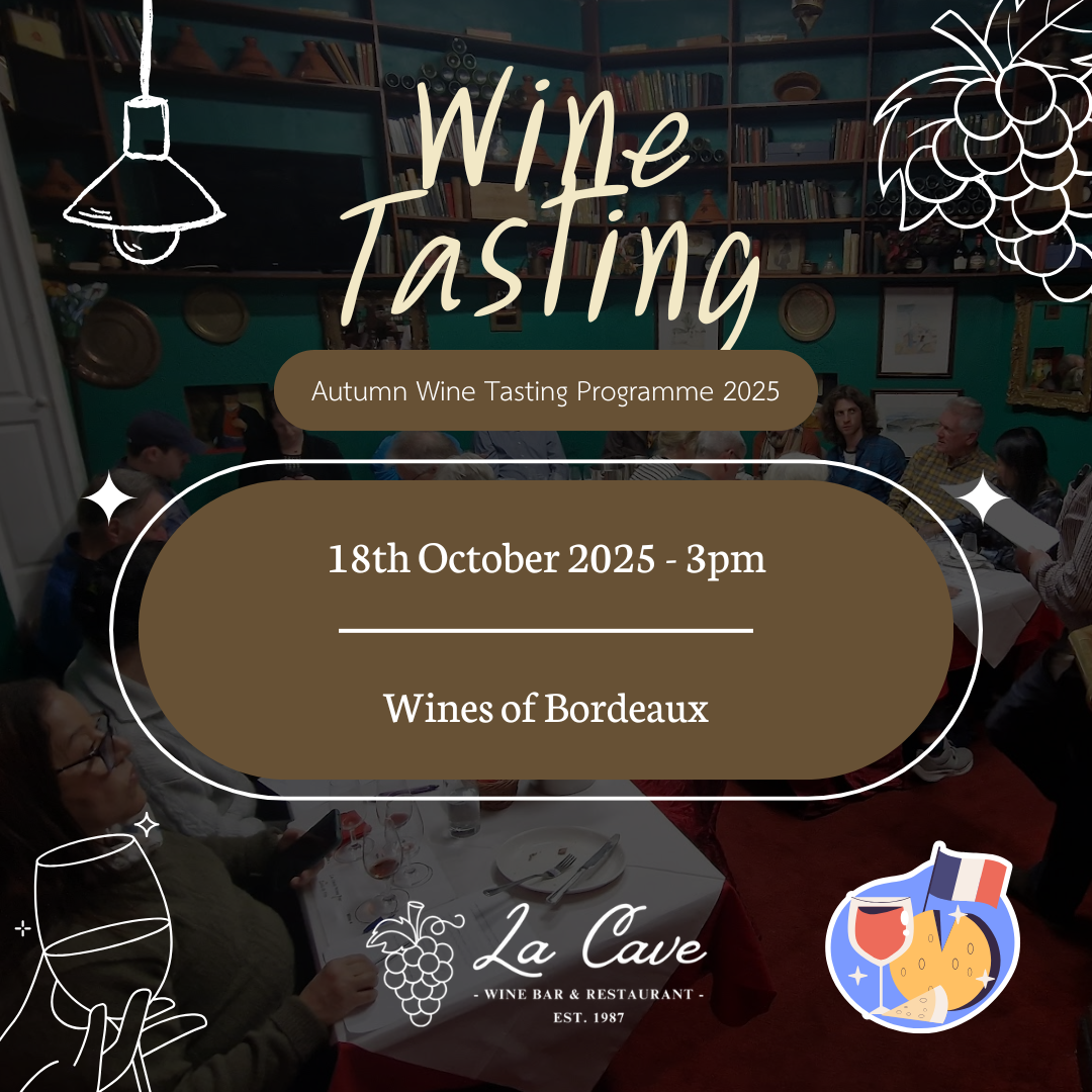 18/10/25 - 3PM - Discovering the Wines of Bordeaux