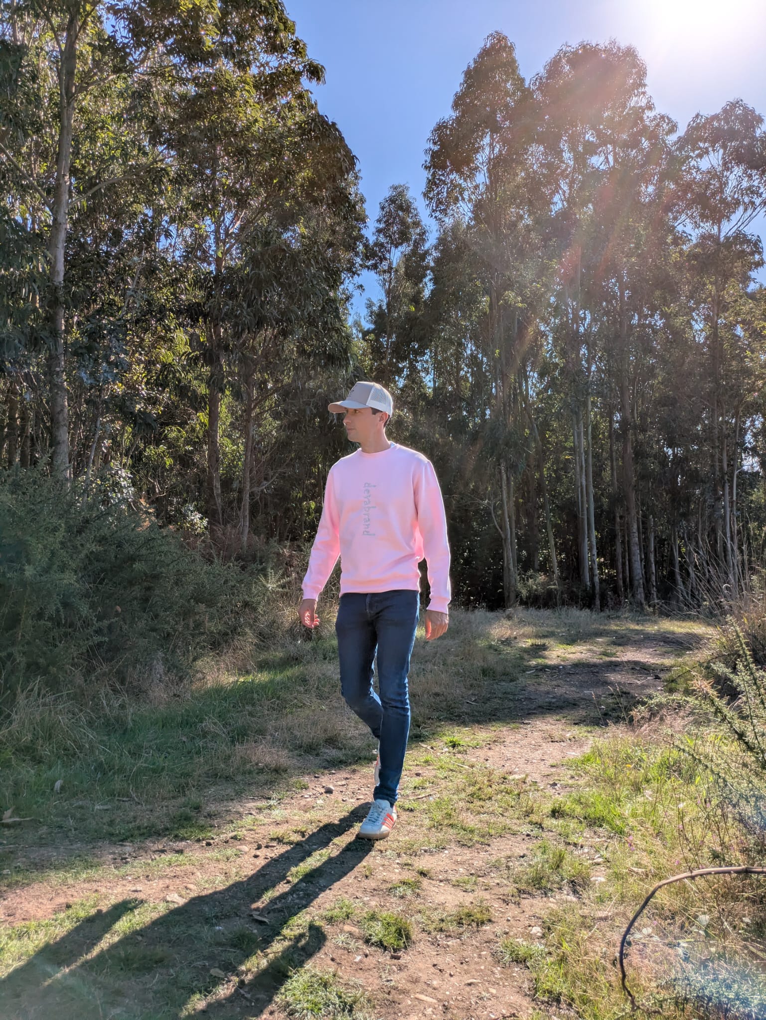 Sudadera rosada unisex