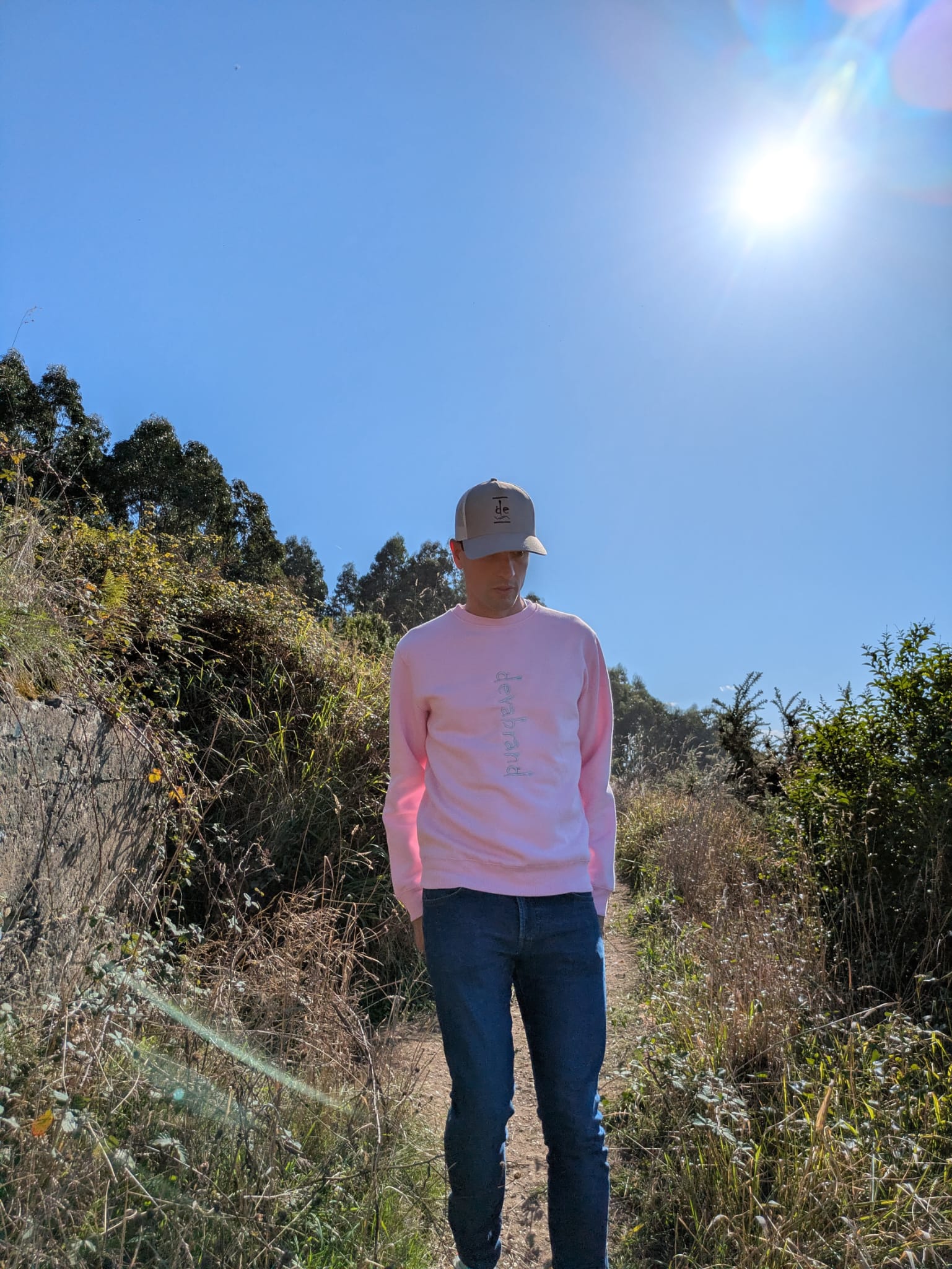 Sudadera rosada unisex