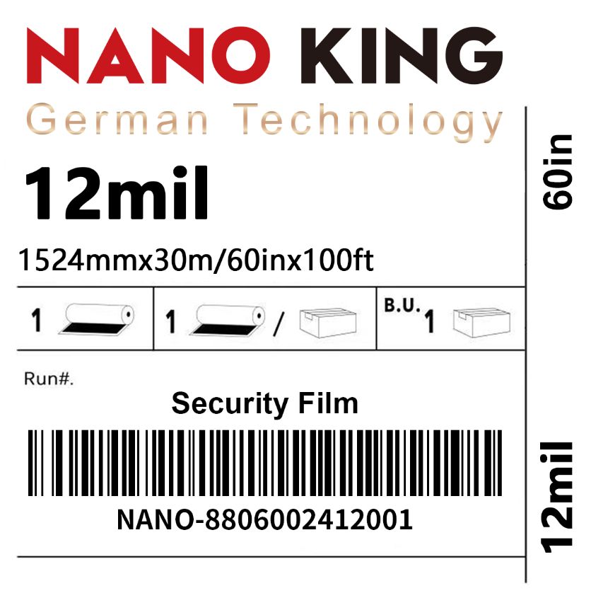 12M Safety Security Film