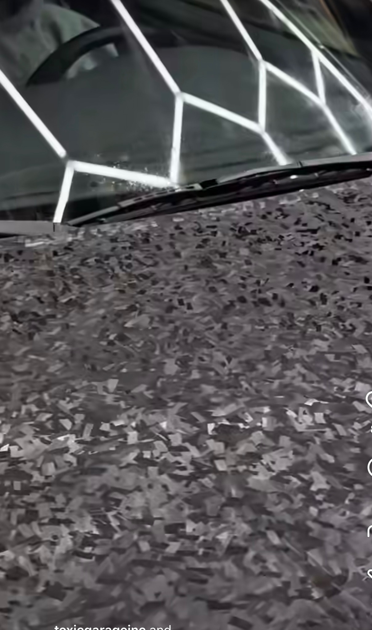 24K chopped Forged Carbon Fiber Matte Black