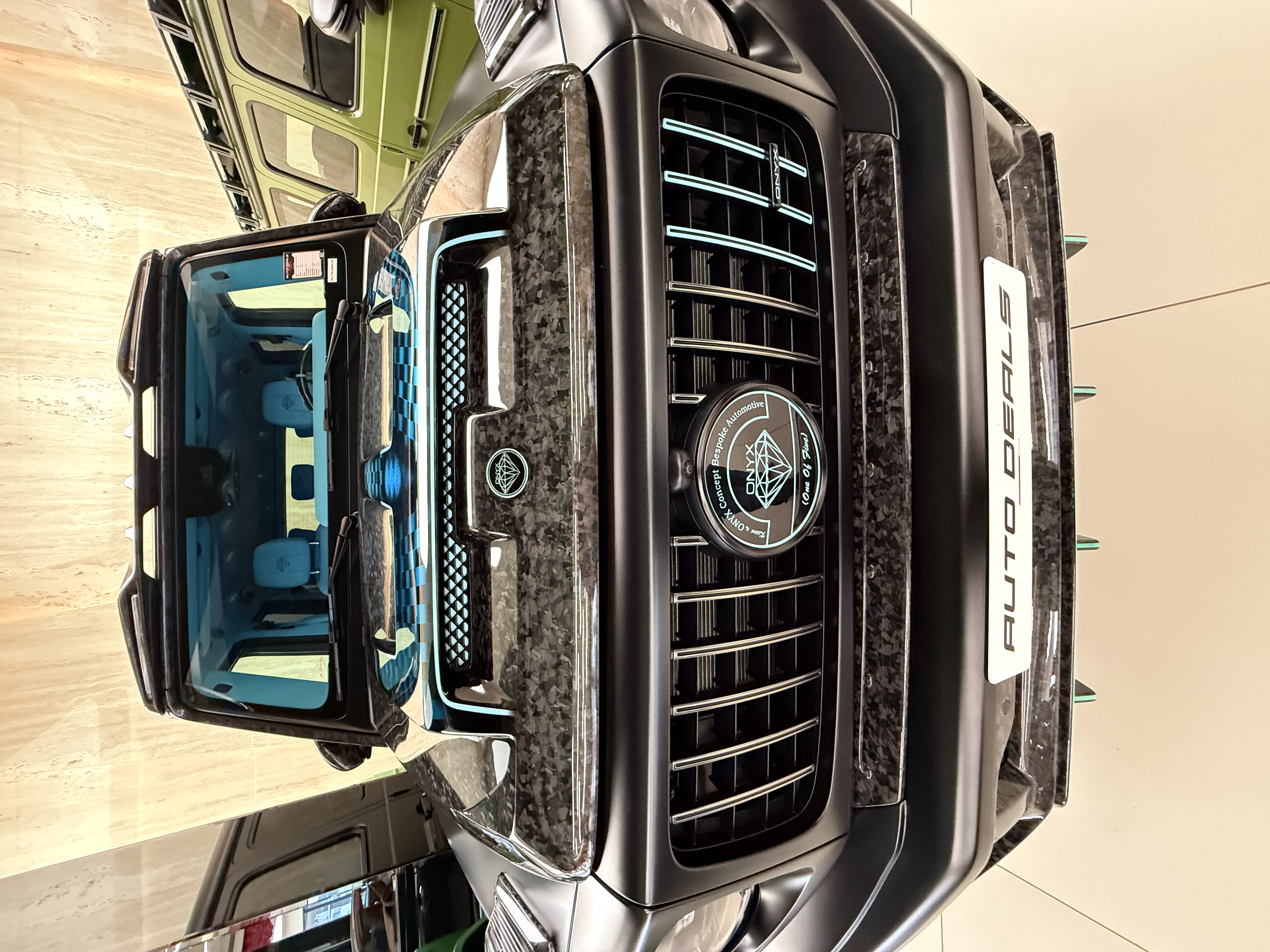 24K chopped Forged Carbon Fiber Matte Black