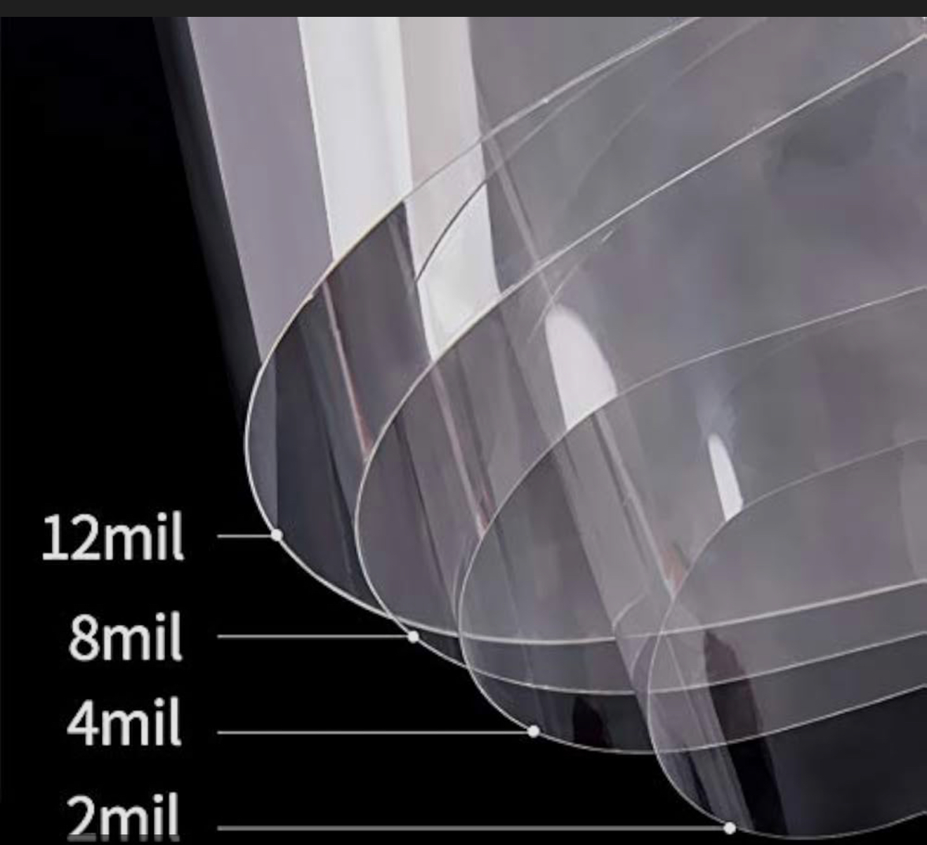 16 MIL BULLET PROOF IR PROTECTION SAFETY SECURITY FILM