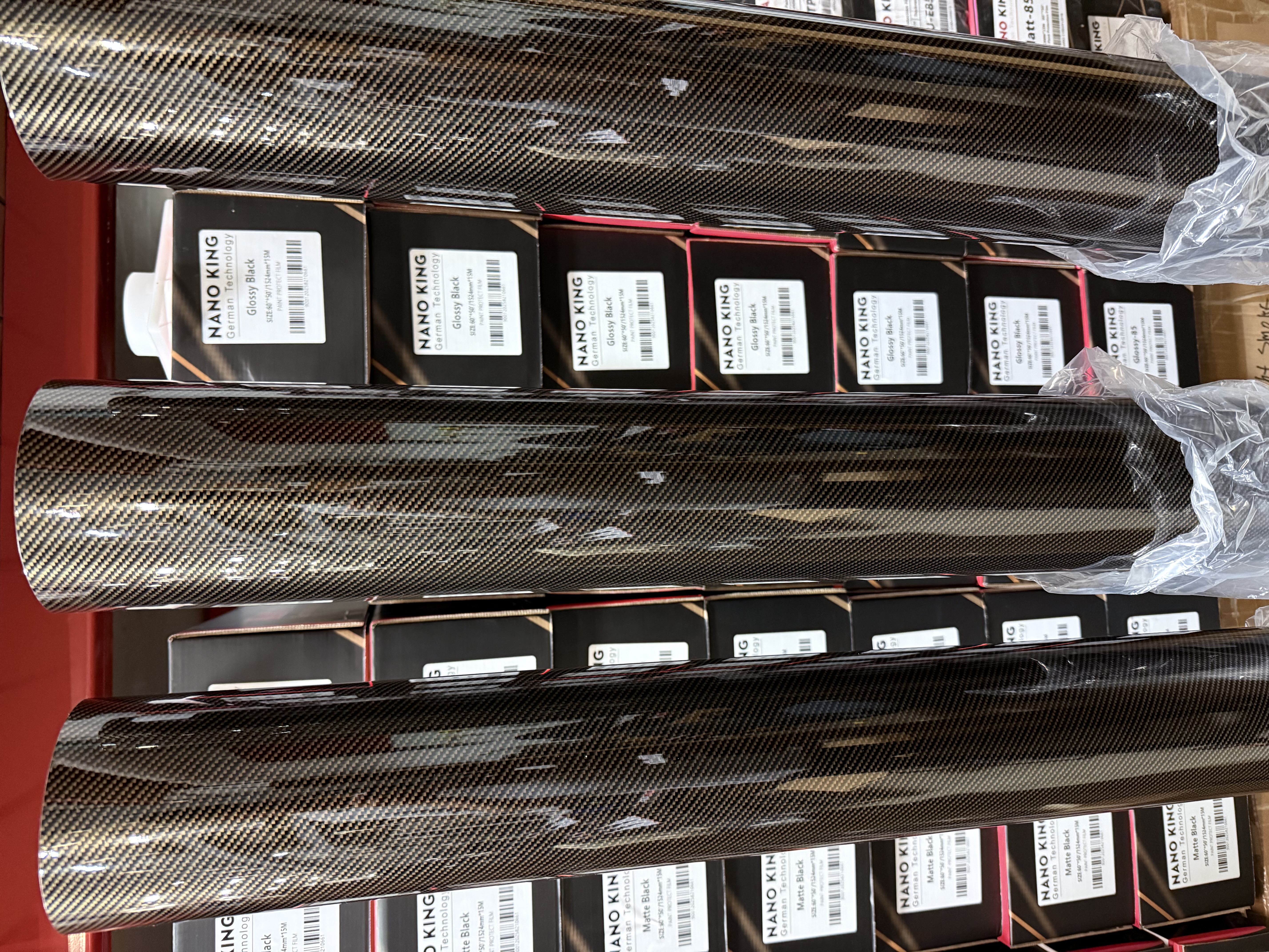 Glossy Carbon Braze Gold Black