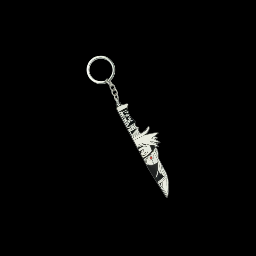 Kakashi - Face Print Keychain | Naruto