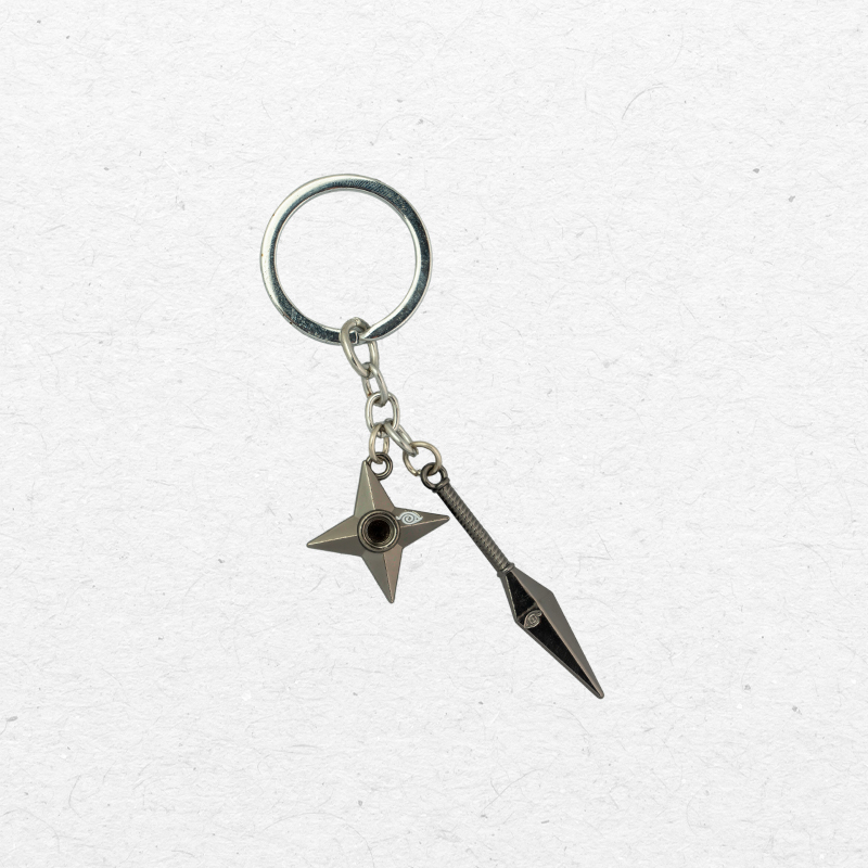 Kunai - Shuriken - Keychain | Naruto