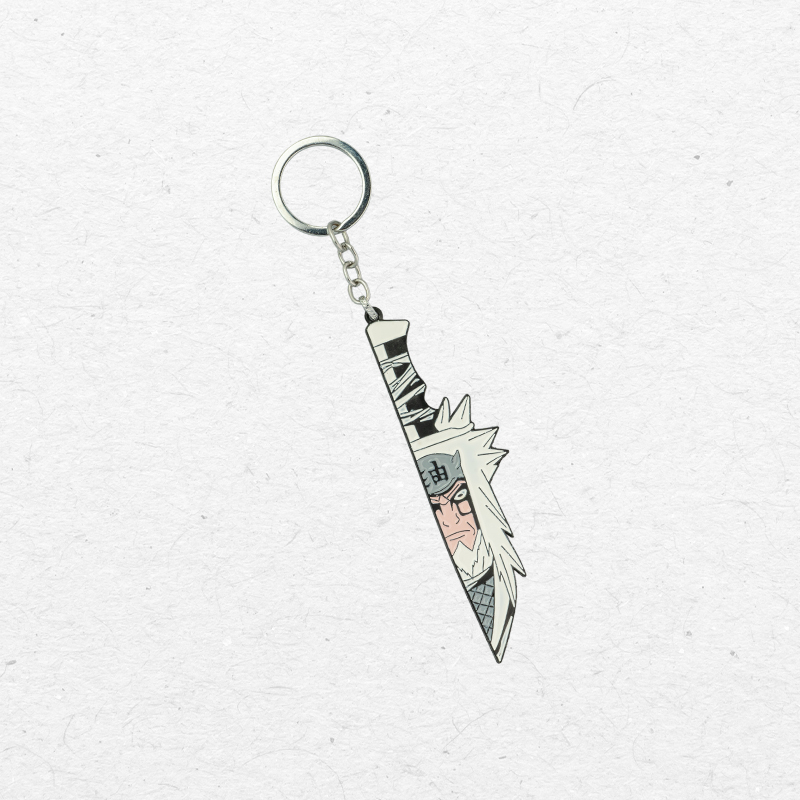 Jiraya Sensei - Face Print Keychain | Naruto