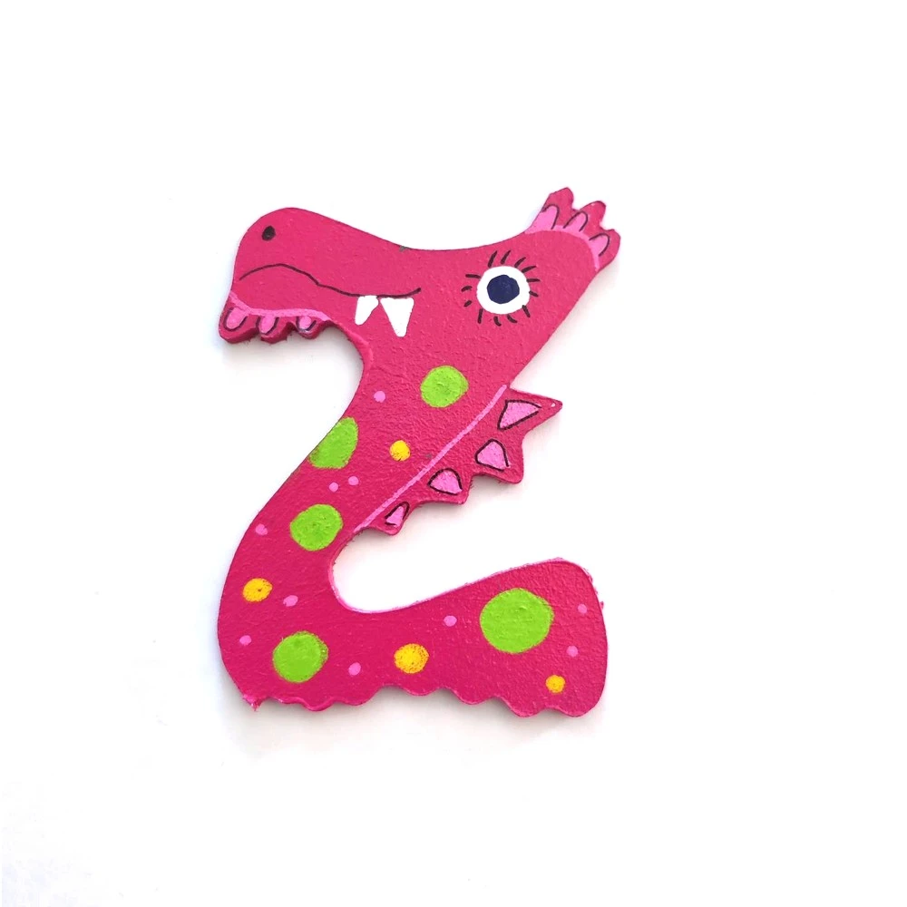 Lettre en bois thème Monstre 'Z'