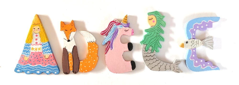 Lettre en bois féerie A fée