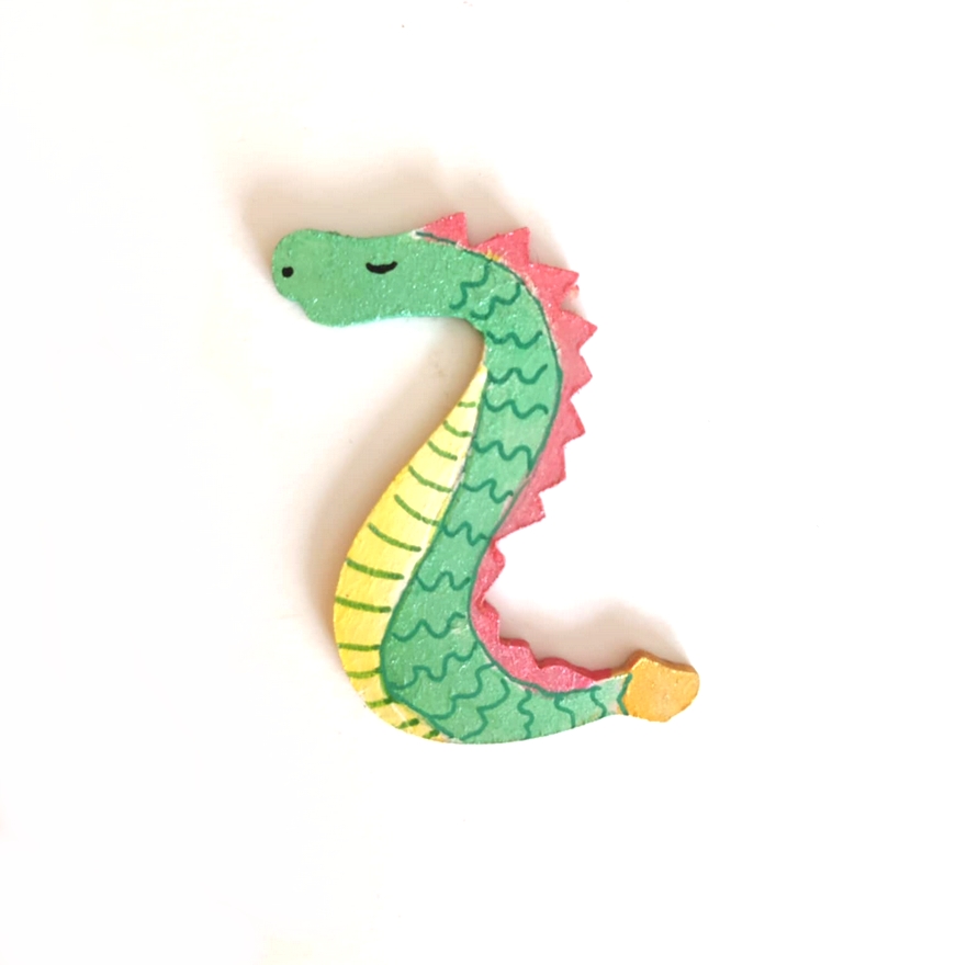 Lettre en bois féerie Z dragon