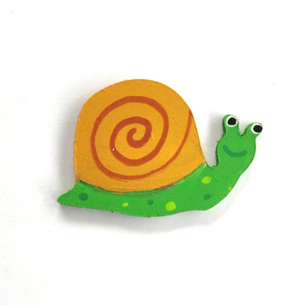 Lettre en bois la ferme Q escargot