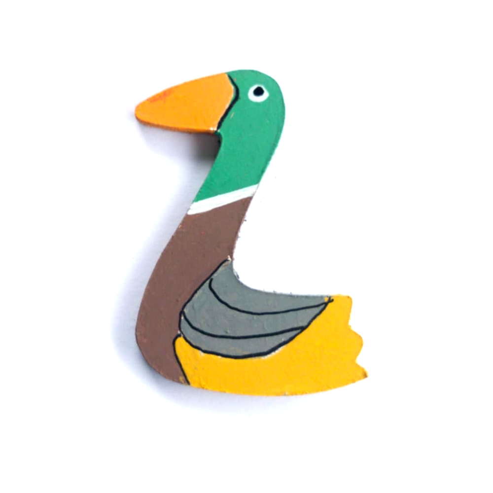 Lettre en bois la ferme Z canard